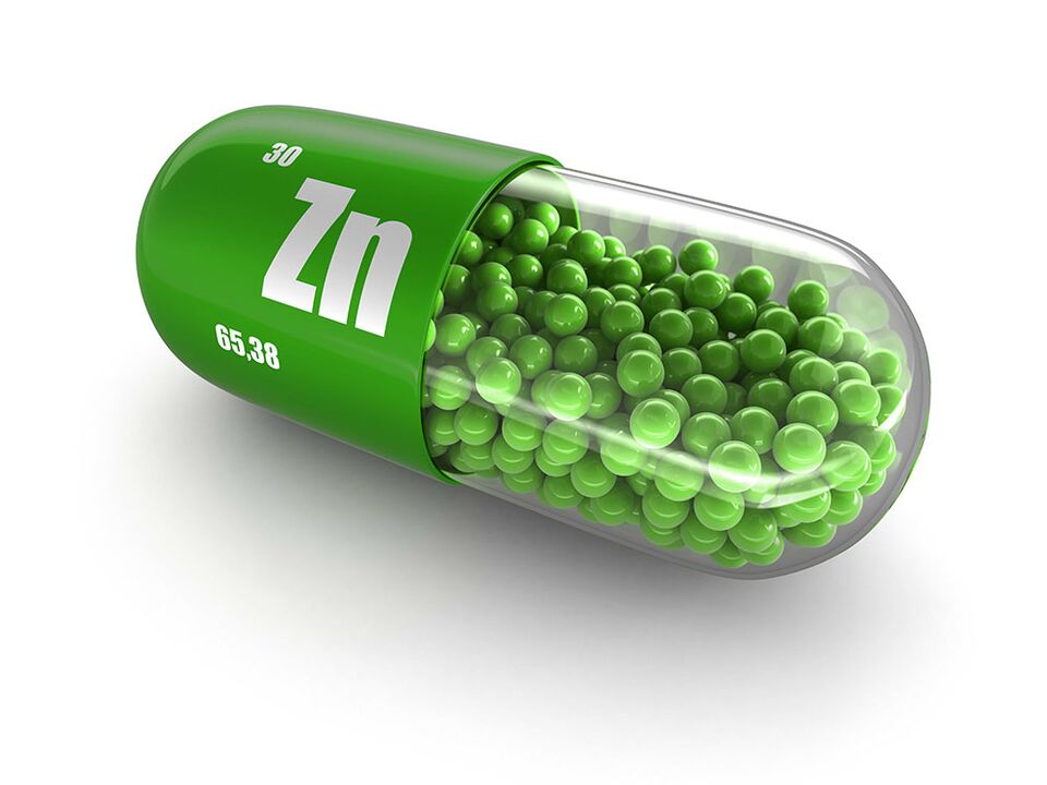 Zinco em Cystonette para cistite